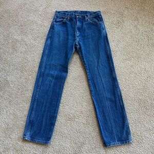 Wrangler Deep Blue Denim Jeans